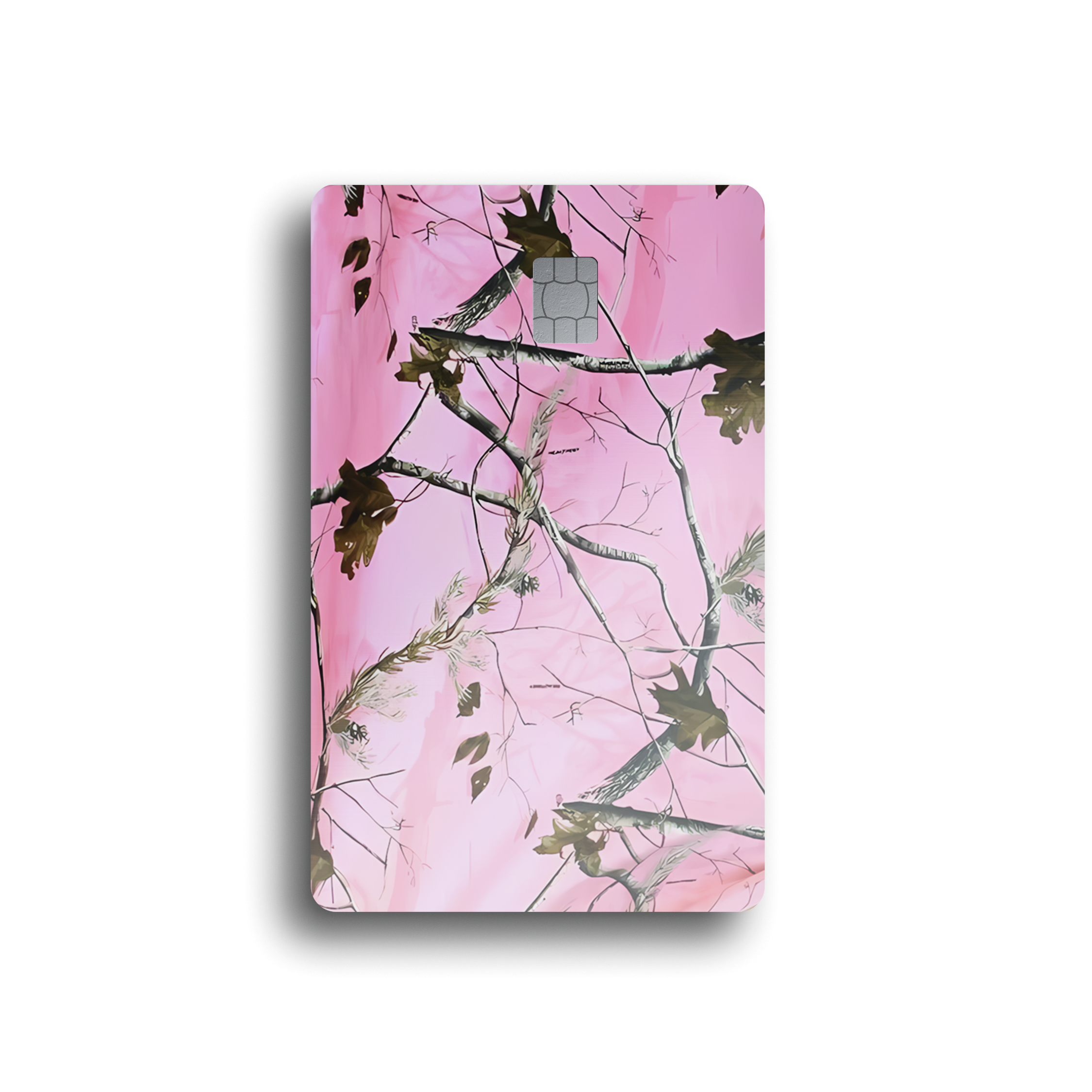 Pink Branch Camo Card Skin